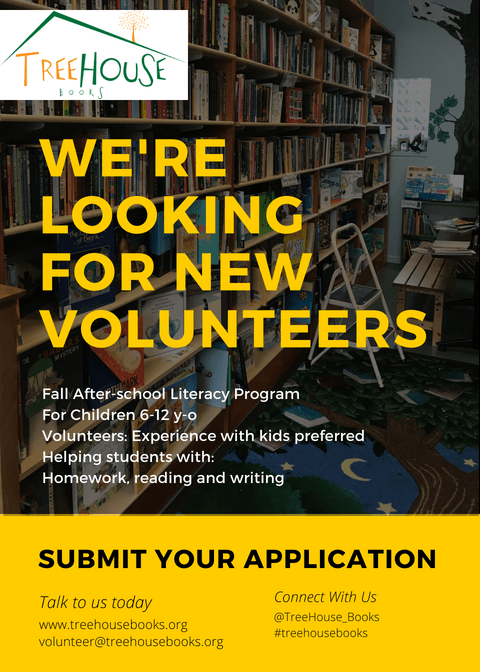 Volunteer recruitment flyer